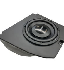 Subwoofer bass-reflex integrat în scaun