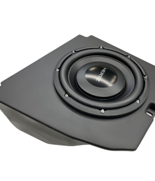 Subwoofer bass-reflex integrat în scaun